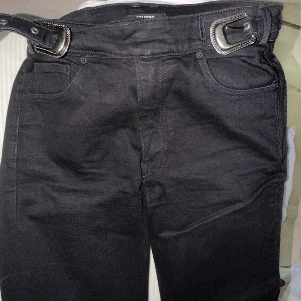 GRLFND Women’s Black Jeans with Belt